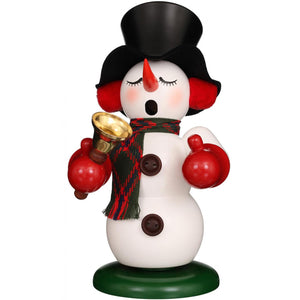 Christian Ulbricht Incense Burner - Smoker - Snowman with Bell
