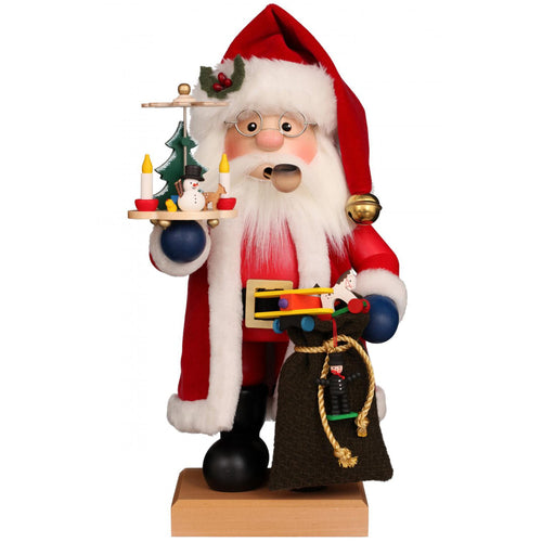 Christian Ulbricht Incense Burner - Smoker - Santa Claus With Pyramid and Gifts