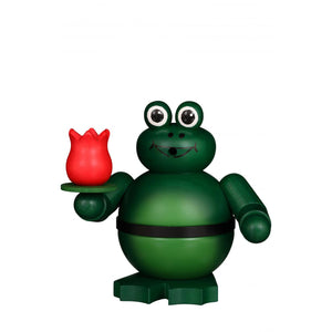 Christian Ulbricht Incense Burner - Smoker - Frog With Lily