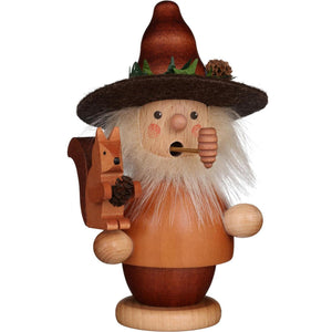 Christian Ulbricht Incense Burner - Smoker - Woodsman with Squirrel (Natural)