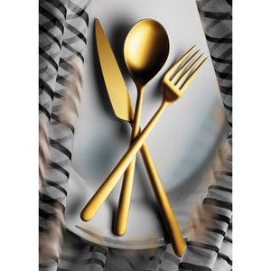 Mepra Cutlery Set 5 Pcs Linea Ice Oro
