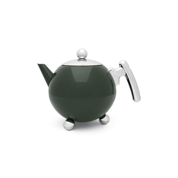 Load image into Gallery viewer, Bredemeijer Teapot Duet Bella Ronde 1.2L Dark Green
