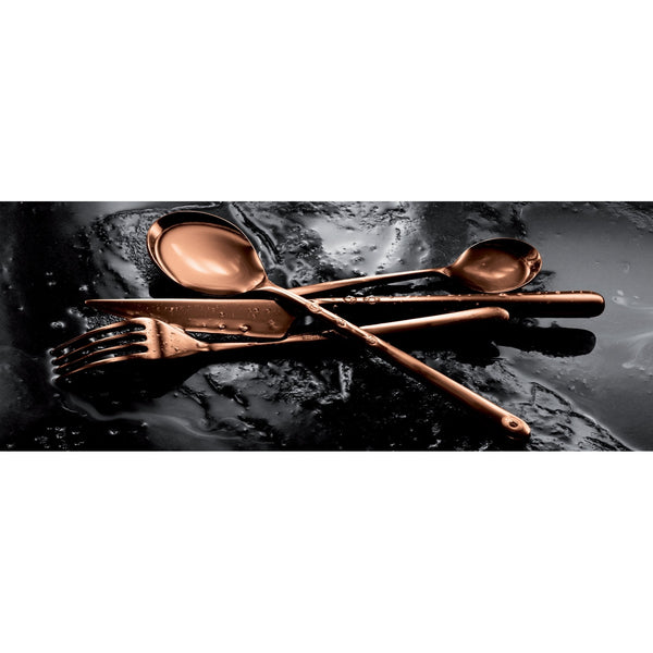 Load image into Gallery viewer, Mepra 3 Pcs Serving Set (Fork Spoon And Ladle) Linea Bronzo

