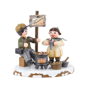 Hubrig Volkskunst Hot Chestnuts 8cm Figurine