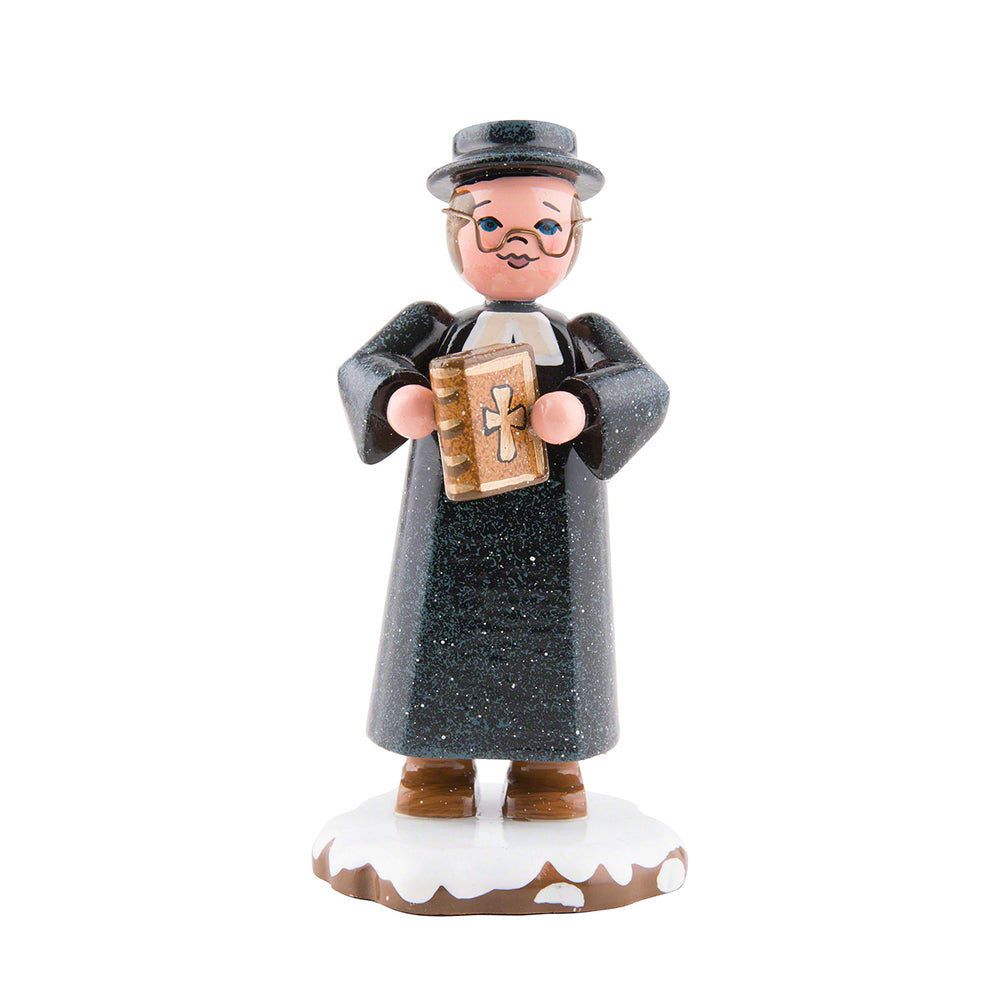 Hubrig Volkskunst Pastor 8cm Figurine