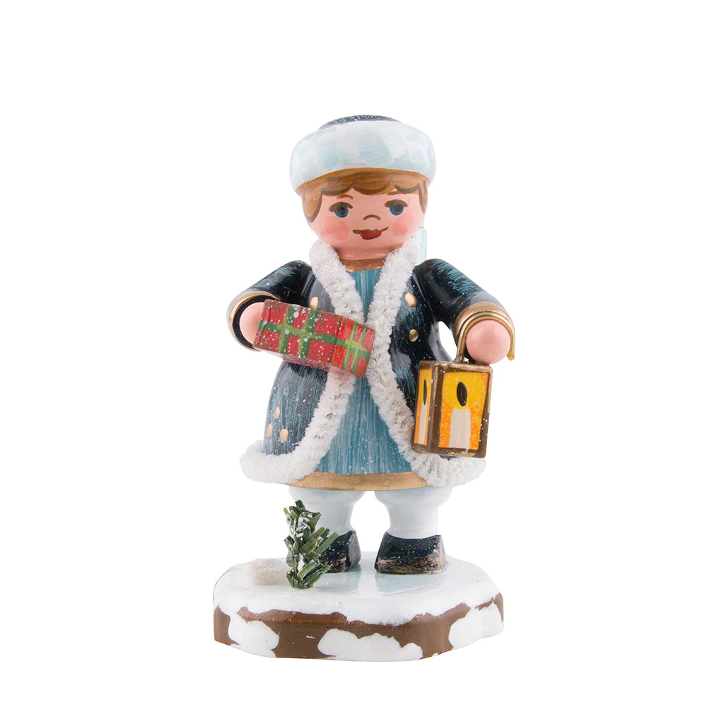 Hubrig Volkskunst Snow Child Merry Gifts 6cm Figurine