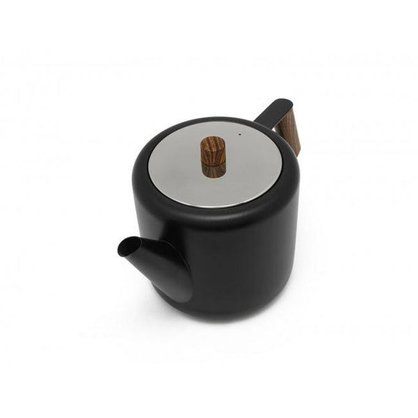 Load image into Gallery viewer, Bredemeijer 37 fl oz. Teapot Double Wall SS Boston Black Matt
