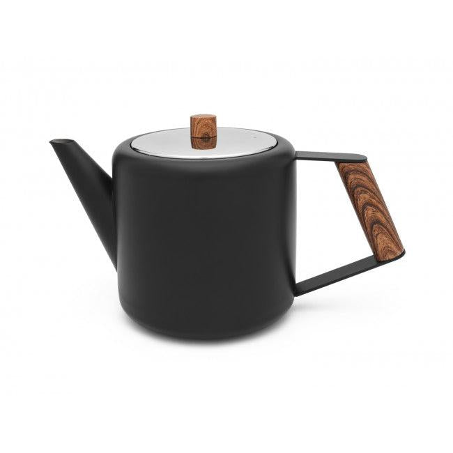 Bredemeijer 37 fl oz. Teapot Double Wall SS Boston Black Matt