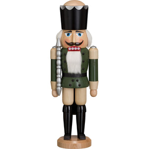 Seiffener Volkskunst King Green Soft Colored 15.4" Nutcracker