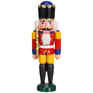 Seiffener Volkskunst King Red 11.4" Nutcracker