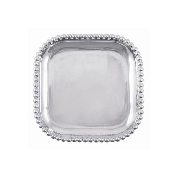 Load image into Gallery viewer, Mariposa Pearled Square Platter
