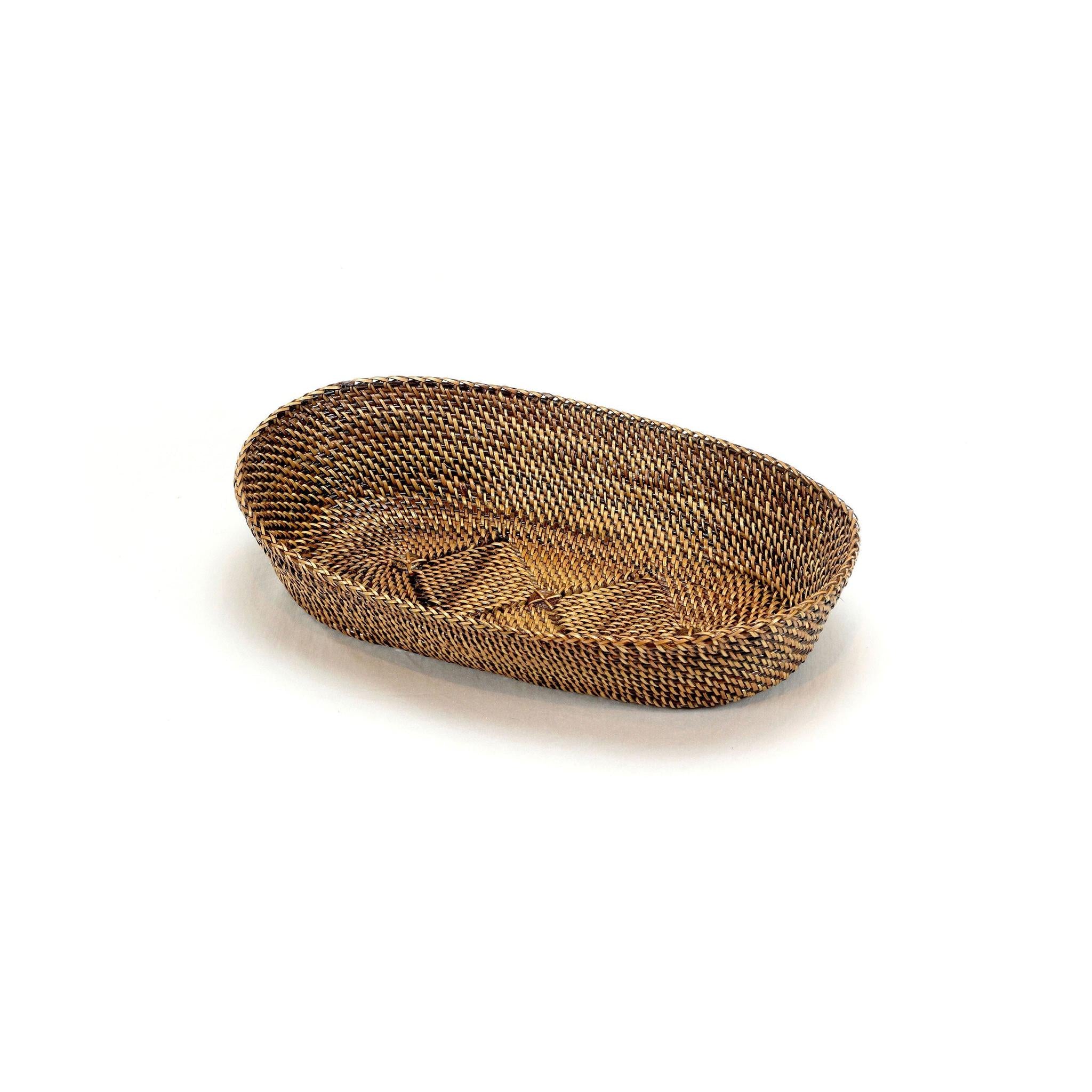 Calaisio Oval Bread Basket with Braided Edge - Thumbnail 2