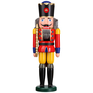 Seiffener Volkskunst King Red 19.7" Nutcracker