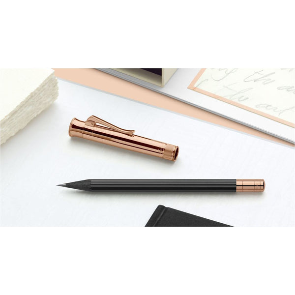 Load image into Gallery viewer, Graf von Faber-Castell Perfect Pencil Rosegold, Black

