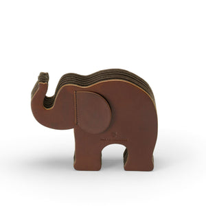 Graf von Faber-Castell Pen Holder Elephant Medium, Dark Brown