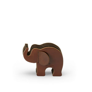 Graf von Faber-Castell Pen Holder Elephant Small, Dark Brown