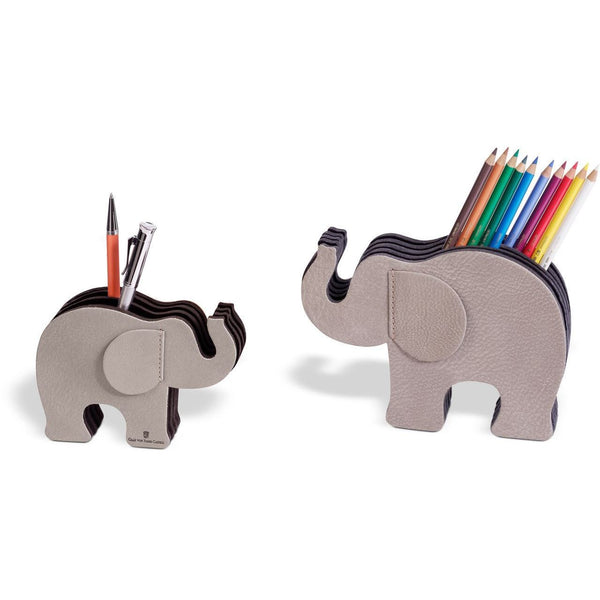 Load image into Gallery viewer, Graf von Faber-Castell Pen Holder Elephant Medium, Nubuck
