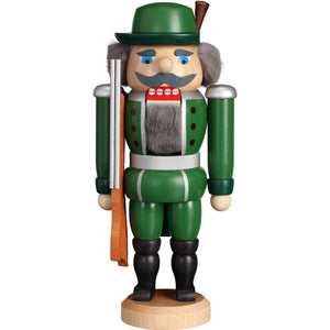 Seiffener Volkskunst Hunter 9.4" Nutcracker