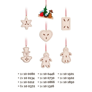Christian Ulbricht Advent Calendar Placement Set - For Wooden Advent Calendar 1.8"H