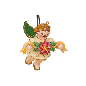 Hubrig Volkskunst Angel with Garland Ornament