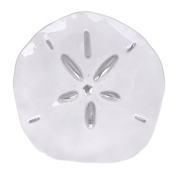 Load image into Gallery viewer, Mariposa White Sand Dollar Platter
