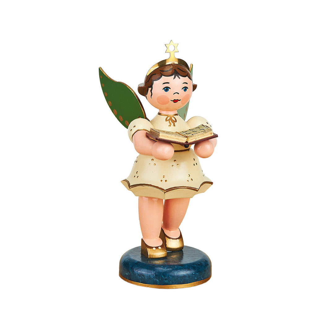 Hubrig Volkskunst Angel with Songbook 16cm Figurine