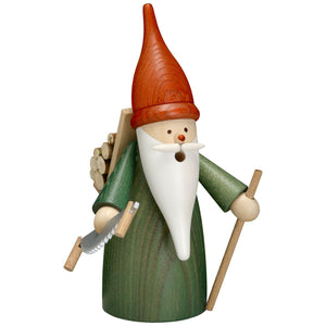 Seiffener Volkskunst Forest Gnome 6.3" Incense Smoker