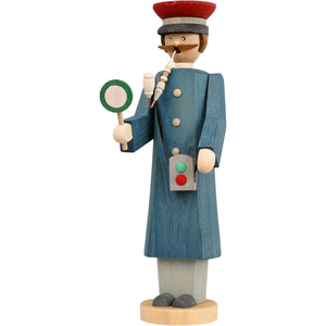 Seiffener Volkskunst Station Master 11.8" Incense Smoker