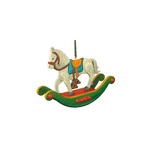 Hubrig Volkskunst Rocking Horse Ornament