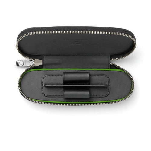 Graf von Faber-Castell Zipper Case for 2 Pens Bentley Black