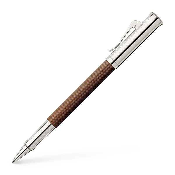Load image into Gallery viewer, Graf von Faber-Castell Rollerball Pen Guilloche Cognac
