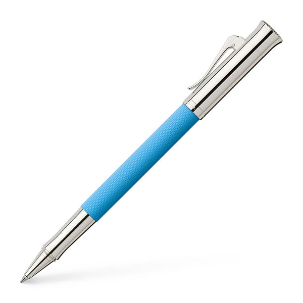 Load image into Gallery viewer, Graf von Faber-Castell Rollerball Pen Guilloche Gulf Blue
