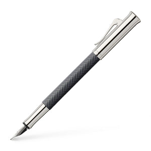 Graf von Faber-Castell Fountain Pen Guilloche Ciselé Anthracite