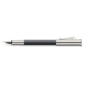 Graf von Faber-Castell Fountain Pen Guilloche Ciselé Anthracite