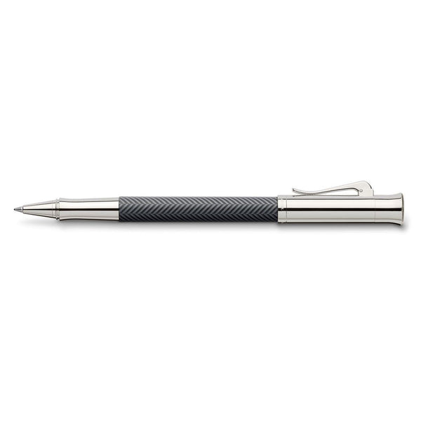 Load image into Gallery viewer, Graf von Faber-Castell Rollerball Pen Guilloche Ciselé Anthracite
