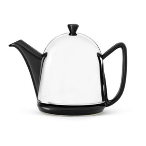 Bredemeijer 34 fl oz Teapot Ceramic/ SS Black COSY MANTO