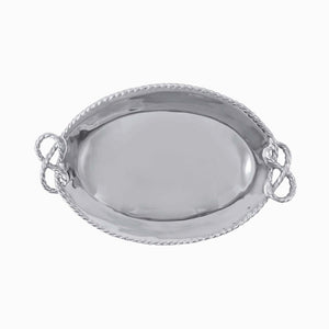 Mariposa Rope Oval Serving Tray