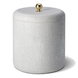 AERIN Shagreen Ice Bucket - Dove