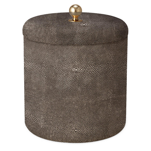 AERIN Shagreen Ice Bucket - Chocolate