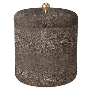 AERIN Shagreen Ice Bucket - Chocolate