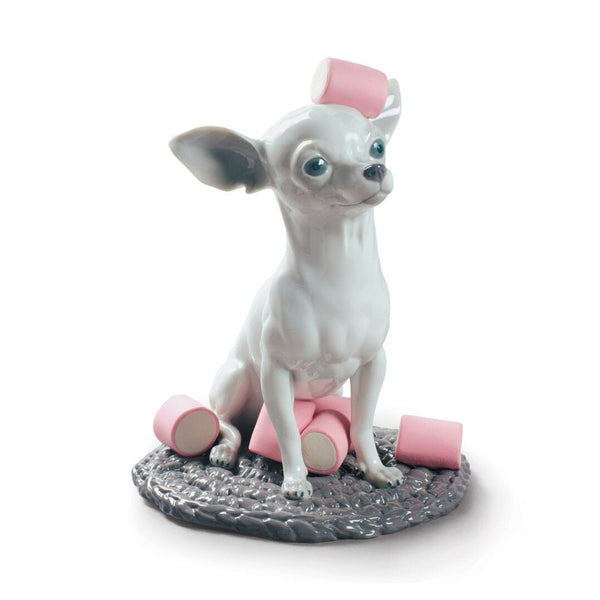 Load image into Gallery viewer, Lladro Chihuahua with Marshmallows Dog Figurine
