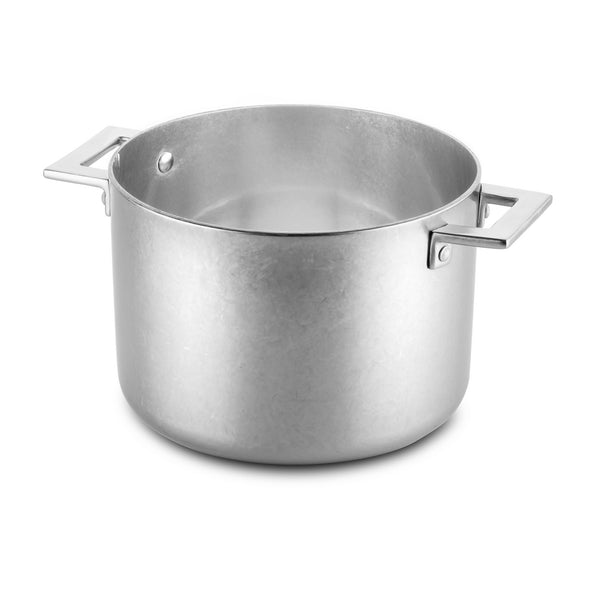 Load image into Gallery viewer, Mepra Deep Pot With Lid Cm. 20 Attiva Pewter
