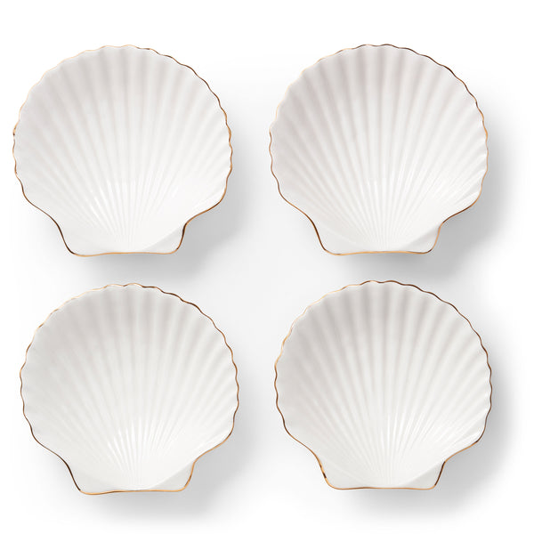 Load image into Gallery viewer, AERIN Shell Appetizer Plates
