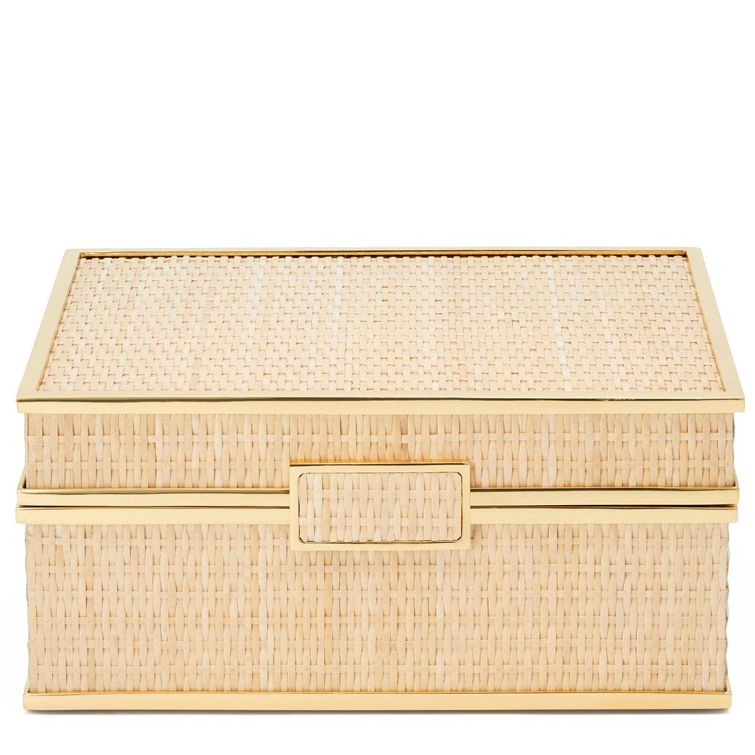 AERIN Colette Cane Jewelry Box