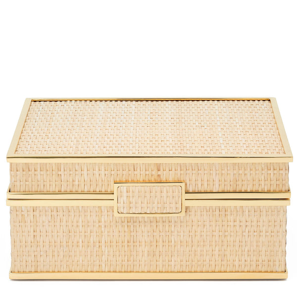 Load image into Gallery viewer, AERIN Colette Cane Jewelry Box
