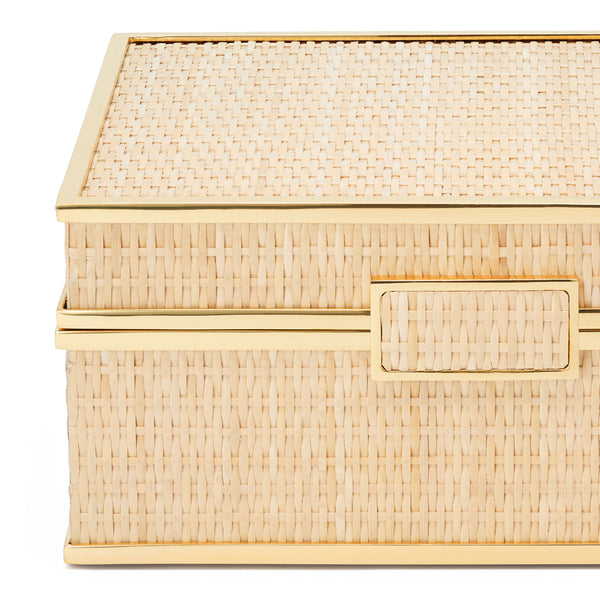 Load image into Gallery viewer, AERIN Colette Cane Jewelry Box
