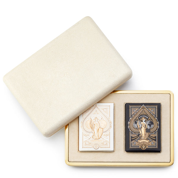 Load image into Gallery viewer, AERIN Shagreen Card Case - CREAM
