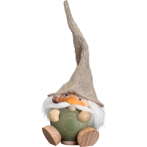 Seiffener Volkskunst Forest Gnome Moss Green 7.5