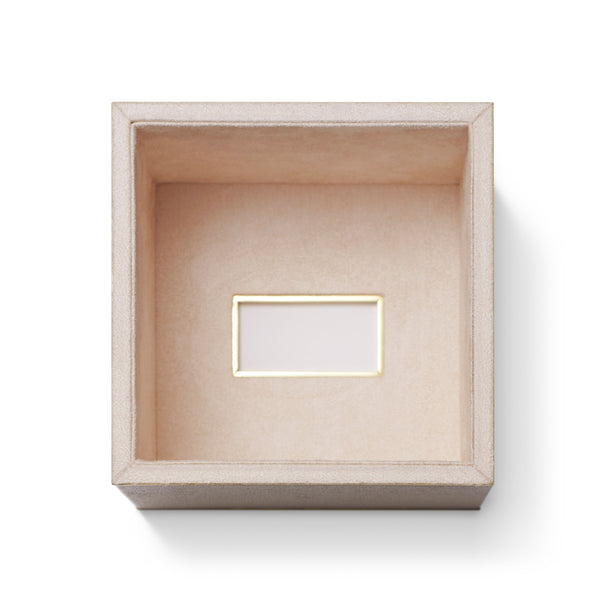 Load image into Gallery viewer, AERIN Classic Shagreen Tissue Box Cover - Cream
