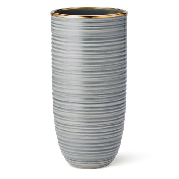 Load image into Gallery viewer, AERIN Calinda Tall Vase - Shadow
